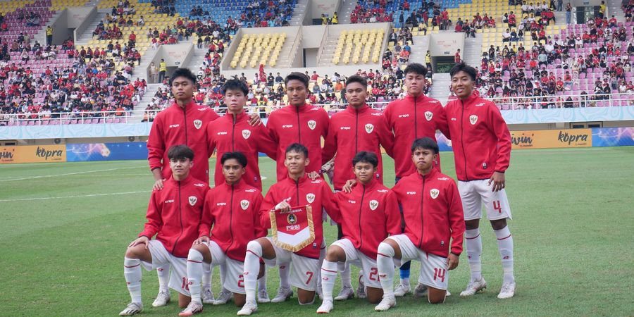 Timnas U-17 Indonesia Unggul 7-0 atas Mariana Utara di Babak Pertama