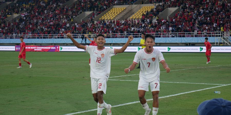 Gol Mathew Baker Bawa Timnas U-17 Indonesia Unggul atas Kuwait pada Babak Pertama