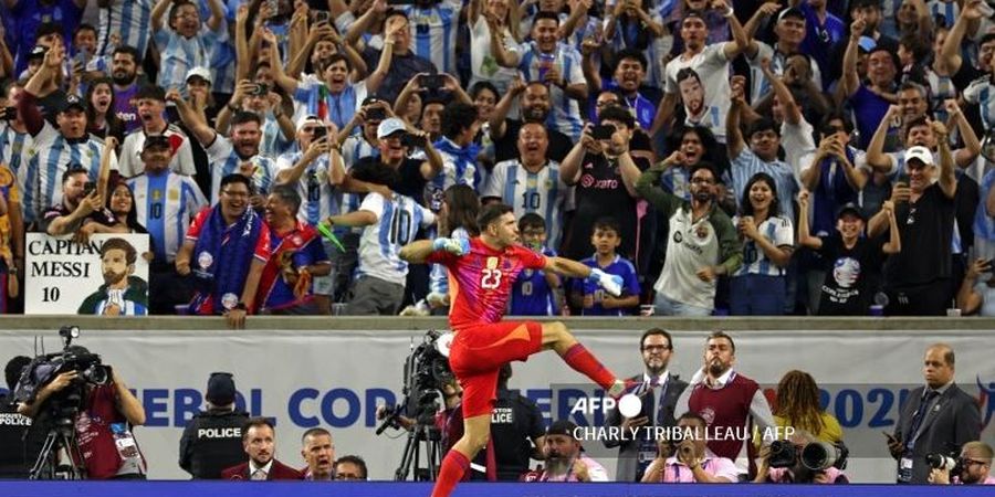 Hasil Copa America - Timnas Argentina Lolos ke Semifinal Usai Menangi Drama Adu Penalti