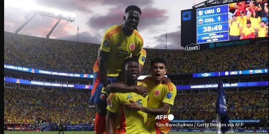 Hasil Copa America 2024 - Menang dengan 10 Pemain, Kolombia Tantang Argentina di Final