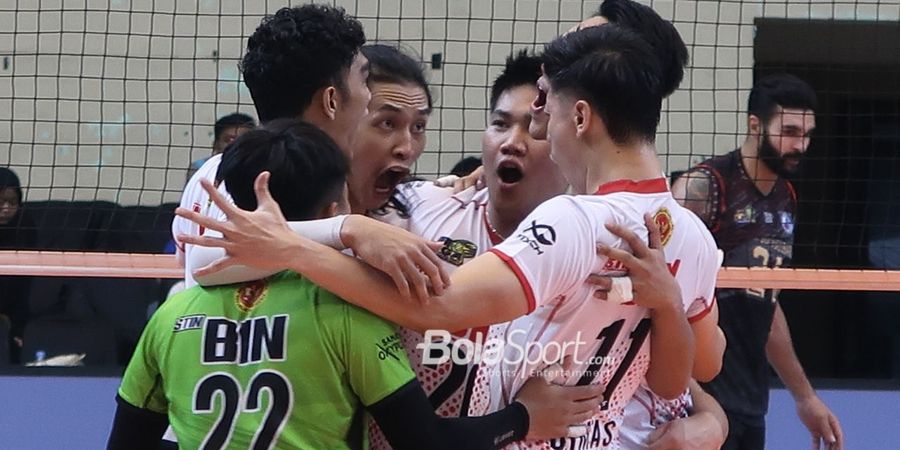 Hasil Final Four Proliga 2024 - STIN BIN Perpanjang Napas, Mati-matian Bekuk Bank SumselBabel hingga Bikin Mohammed Al Hachdadi Marah-marah