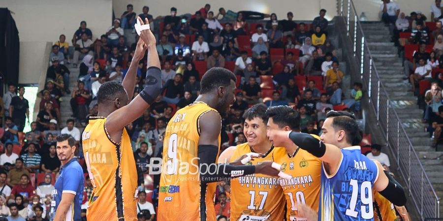 Hasil Final Four Proliga 2024 - Kalahkan Bank Sumsel, Bhayangkara Presisi Masih Belum Pasti Lolos Partai Puncak