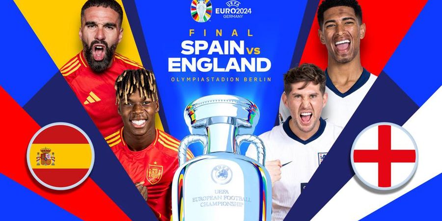 Link Live Streaming Spanyol Vs Inggris - Tim Matador Jadi Raja Eropa atau Tiga Singa Wujudkan Jargon Football is Coming Home