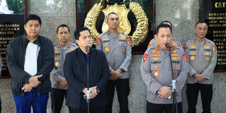 Erick Thohir Koordinasi dengan Kapolri, Pengamanan Piala Presiden 2024 Dipastikan Pakai Standar FIFA