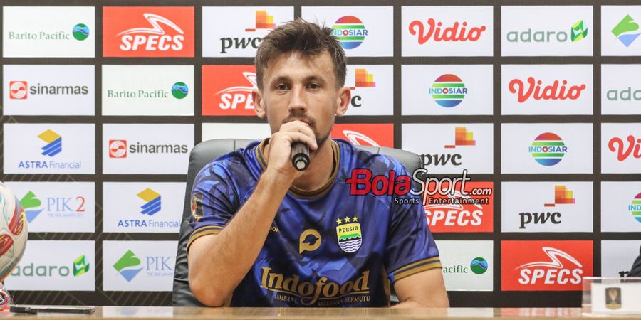 Mateo Kocijan Akui Stres Jelang Laga Debutnya di Persib Lawan PSM Makassar