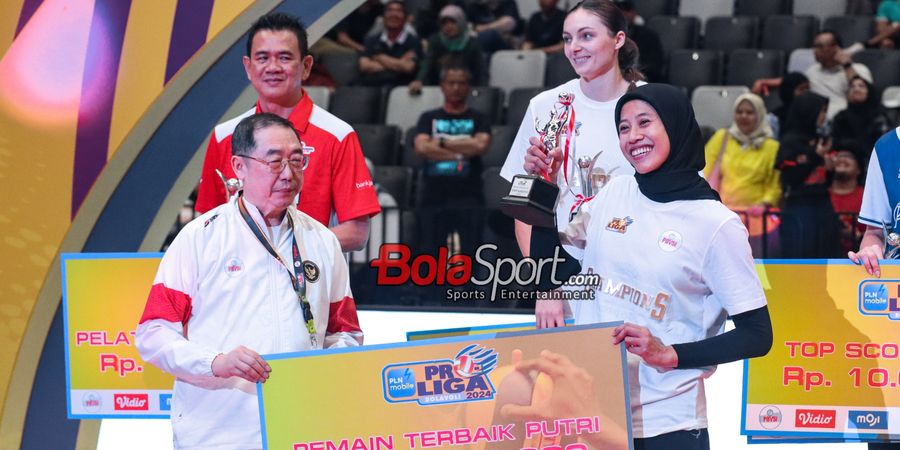 Daftar Peraih Penghargaan Individu Proliga 2024 Putri : Megawati Jadi Pemain Terbaik