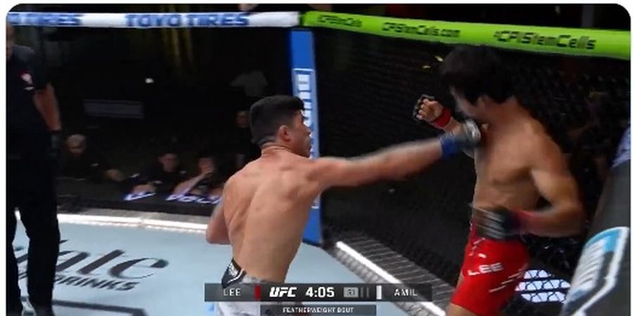 Hasil UFC Vegas 94 - Hyder Amil Menggila, Rival Sedivisi Jeka Saragih KO Lawan dengan Badai 42 Serangan