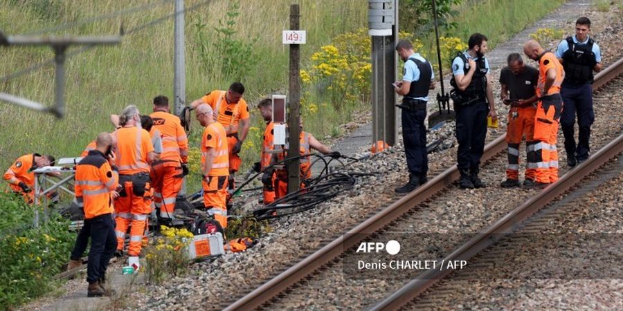 Prancis Hadapi Banyak Kasus Kriminal Saat Olimpiade Paris 2024 Belum Dibuka, Kini Jaringan Kereta Api Lumpuh karena Sabotase