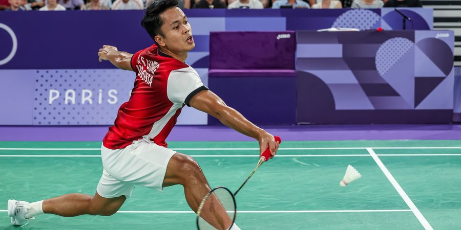 Hasil Bulu Tangkis Olimpiade Paris 2024 - Anthony Ginting Frustrasi di Depan Tuan Rumah yang Kesetanan, Tunggal Putra Indonesia Ambyar