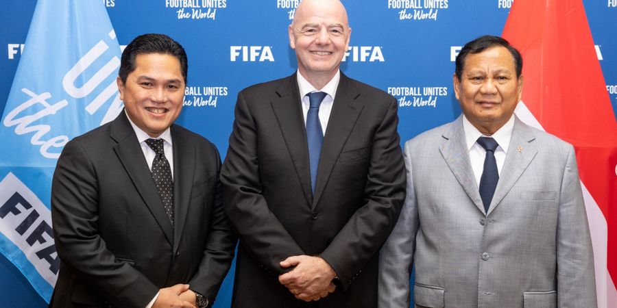 Erick Thohir bersama Prabowo Ketemu Presiden FIFA, Ini yang Dibahas