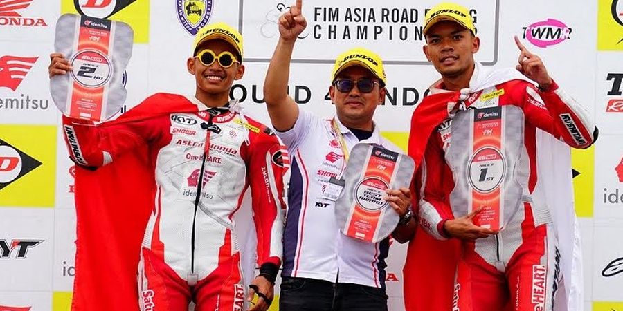 Tunggangi CBR, Pembalap Astra Honda Racing Team Borong Podium di ARRC Mandalika