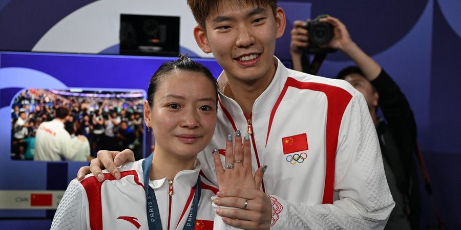 Bulu Tangkis Olimpiade Paris 2024 - Huang Ya Qiong Langsung Dilamar 'Anak Sulung' Hendra Setiawan Usai Raih Emas Ganda Campuran