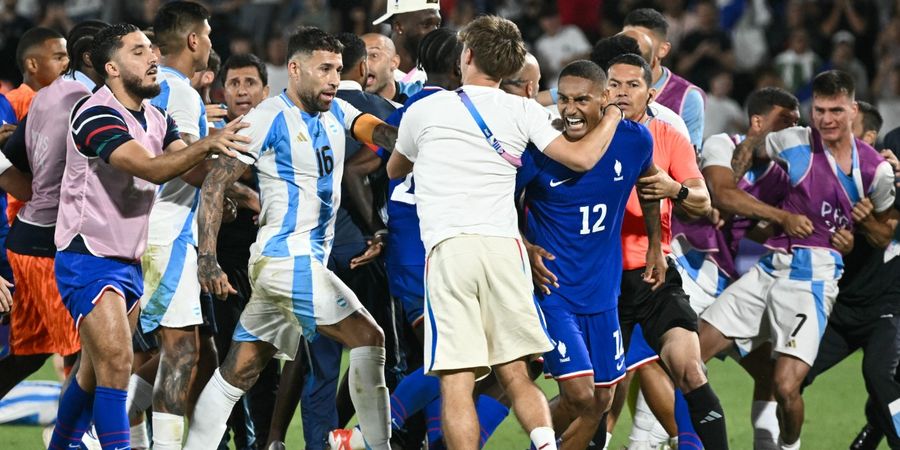 Prancis Vs Argentina Rusuh di Olimpiade 2024, Kompatriot Lionel Messi Ngamuk ke Bek Prancis