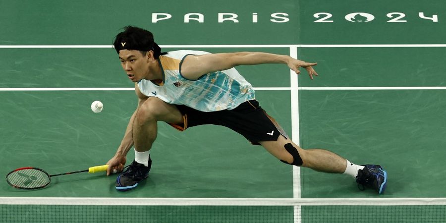 Japan Open 2024 - Belum Lama Dapat Perunggu Olimpiade Paris, Lee Zii Jia Ditundukkan Tunggal Putra Prancis Berusia 19 Tahun