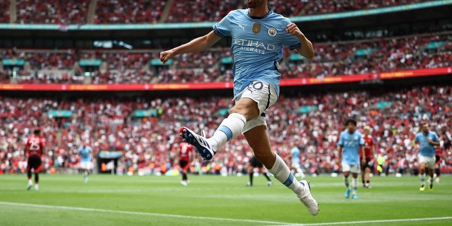 Hasil Community Shield - Man City Tumbangkan Man United, Puasa Trofi Piring 5 Tahun Akhirnya Usai