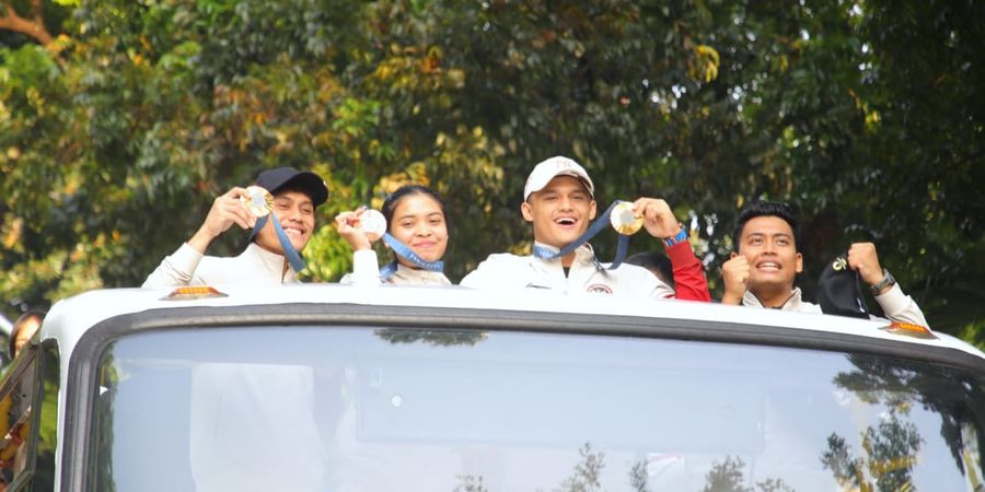 Pawai Atlet Olimpiade Paris 2024 Sebarkan Semangat Juara dan Motivasi Ukir Sejarah demi Martabat Bangsa