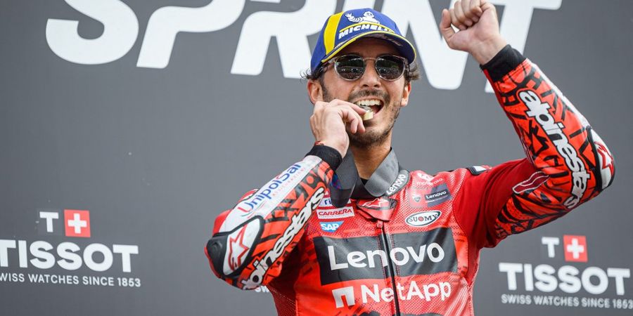 MotoGP Aragon 2024 - Francesco Bagnaia Punya Insting Tajam yang Belum Pernah Dilihat Bos Ducati pada Pembalap Lain