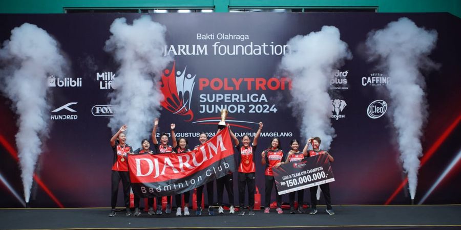 Ukir Sejarah Baru, PB Djarum Sapu Bersih Titel Juara Superliga Junior 2024