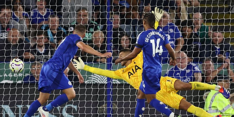 Hasil dan Klasemen Liga Inggris - Jamie Vardy Striker Abadi, Leicester Buyarkan Kemenangan Spurs