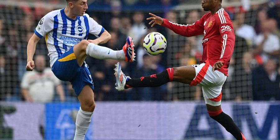 Hasil Liga Inggris - Sempat Diselamatkan Messi dari Pantai Gading, Man United Takluk di Kandang Brighton