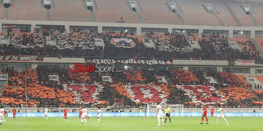 Momen Koreo Keren The Jakmania saat Persija Jamu Persis Solo di JIS