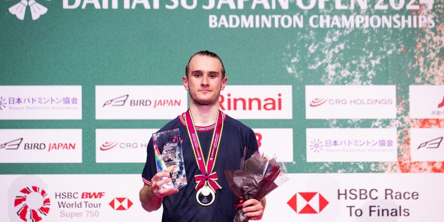 Rekap Hasil Final Japan Open 2024 - Gebrakan Bocah dari Prancis Tegaskan Alarm untuk Indonesia Sudah Berbunyi Lama