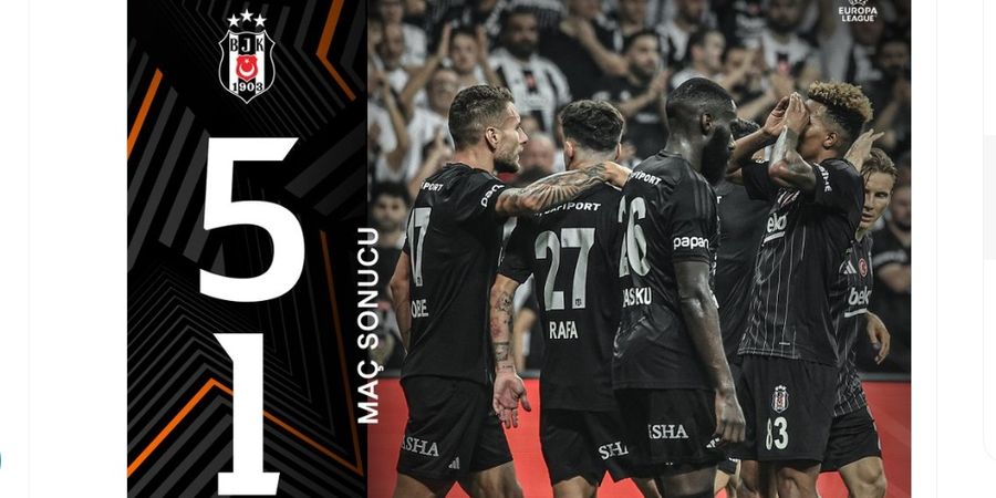 Hasil Liga Europa - Ciro Immobile Cetak Gol ke-6 dalam 5 Laga, Besiktas Lolos ke Fase Grup 