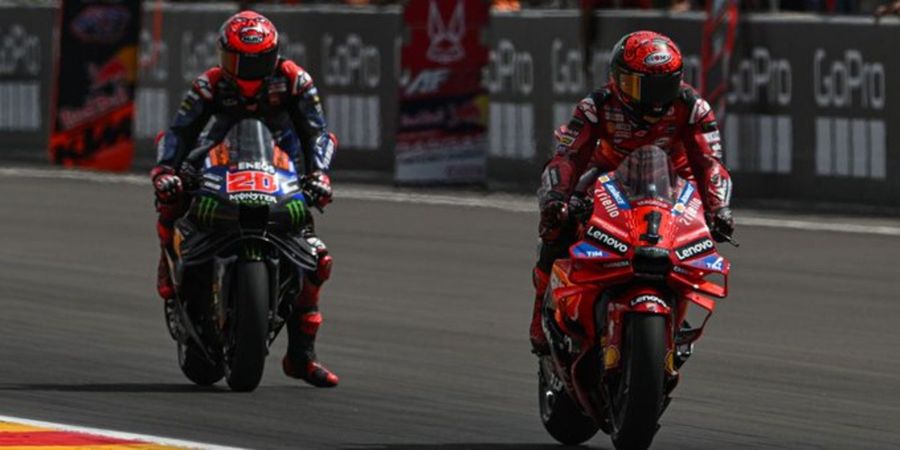 MotoGP Aragon 2024 - Senyum Fabio Quartararo Kembali, Sudah Sejak Lama Tak Cicipi Sikut-sikutan Lawan Francesco Bagnaia