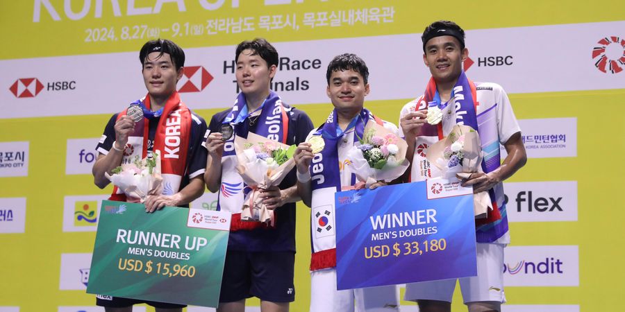 Rekap Final Korea Open 2024 - Puncak Tragedi Wakil China Saat Leo/Bagas dan Didikan Pelatih Indonesia Juara