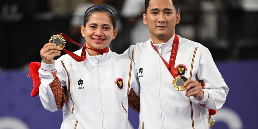 Paralimpiade Paris 2024 - Raihan Medali Emas Emosional Hikmat Ramdani/Leani Ratri Oktila