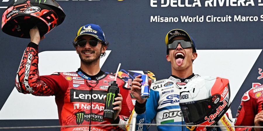 Kebingungan Francesco Bagnaia Saat Jorge Martin Ganti Motor pada MotoGP San Marino di Tengah Ledekan Marc Marquez karena Hujan Turun