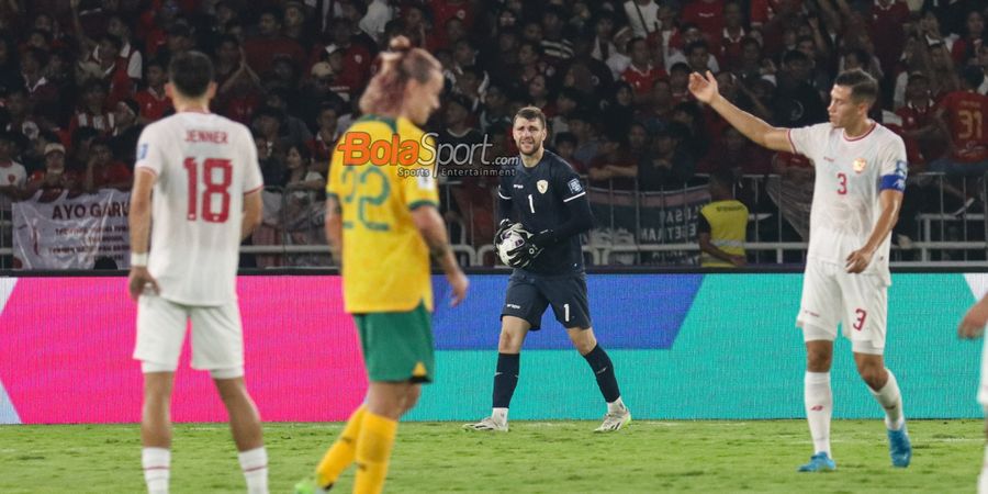 Hasil Kualifikasi Piala Dunia 2026 - Maarten Paes Gemilang, Timnas Indonesia Tahan Australia dan Raih Poin Kedua