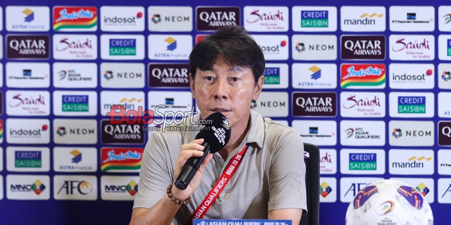 Kata Shin Tae-yong Usai Timnas Indonesia Tahan Imbang Australia