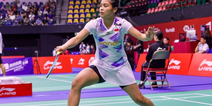 Hasil Hong Kong Open 2024 - Angin Tak Berpihak, Gregoria Banyak Sedekah Poin di Hadapan Ratchanok Intanon