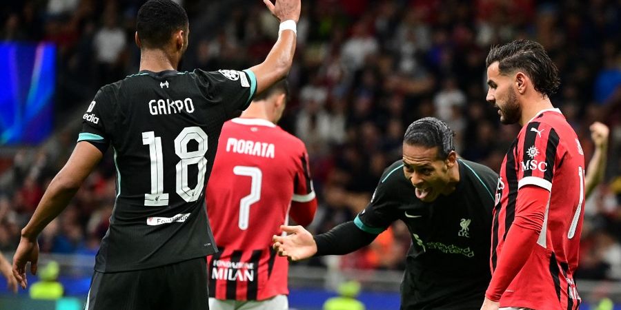 Hasil Liga Champions - Gol Cepat AC Milan Cuma Bikin Syok, Liverpool Menang Comeback berkat Sundulan Dua Bek dan Dengkul Szoboszlai