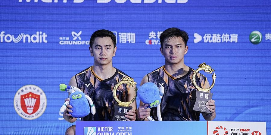 Hasil Final China Open 2024 - Sapu Bersih Batal, Ganda Putra Malaysia Akhirnya Punya Gelar di Super 1000