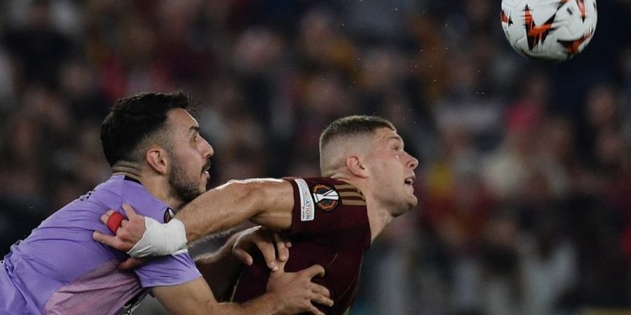 Hasil Liga Europa - 2 Kartu Merah Warnai Kemenangan Timnya Jose Mourinho, Roma Disakiti Gol Telat