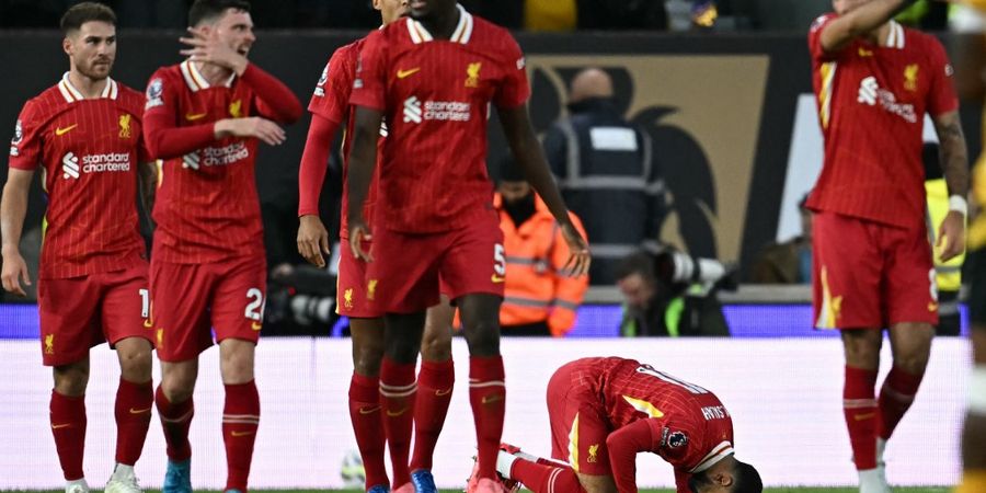 Hasil Liga Inggris - Wolves Vs Liverpool, Gol Pertama Bek Raksasa Bawa The Reds Jinakkan Serigala