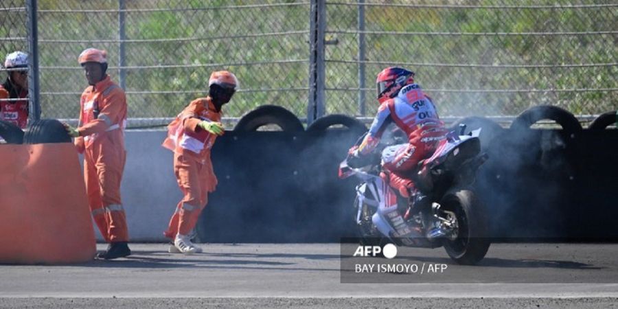 Pengakuan Marc Marquez yang Merasa Ambyar dan Frustrasi Usai Ketiban Sial pada GP Indonesia 2024