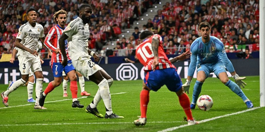 Hasil Liga Spanyol - Gol Kompatriot Messi Buyarkan Kemenangan, Real Madrid Ditahan Imbang 1-1 Atletico Madrid 