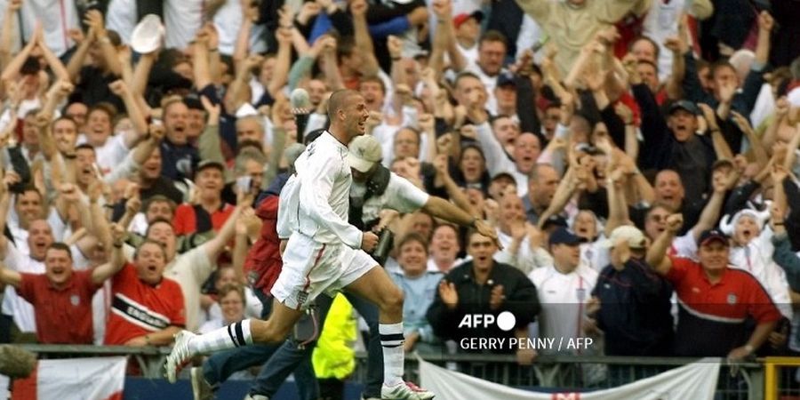 SEJARAH HARI INI - Dosa Piala Dunia 1998 Ditebus, David Beckham Jadi Pahlawan Inggris 