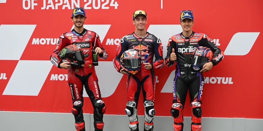 Link Live Streaming MotoGP Jepang 2024 - Start 12.00 WIB, Mampukah Pedro Acosta Raih Kemenangan Pertama Saat Francesco Bagnaia Berusaha Geser Jorge Martin