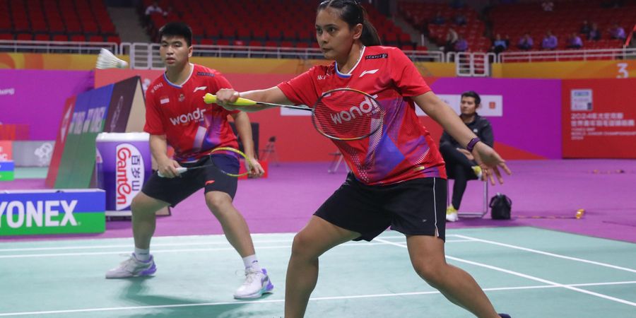 Kejuaraan Dunia Junior 2024 - Darren/Bernadine Hidupkan Asa Terakhir Ganda Campuran, Anselmus/Pulung Tersisih