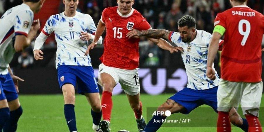 Hasil Lengkap UEFA Nations League - Inggris Akhirnya Menang Lagi, Erling Haaland dkk Dicukur Habis Austria