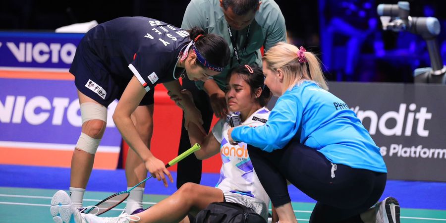 Denmark Open 2024 - Cedera Paha Menjalar ke Pinggang, Pelatih Ungkap Gregoria Sedang Tidak Baik-Baik saja