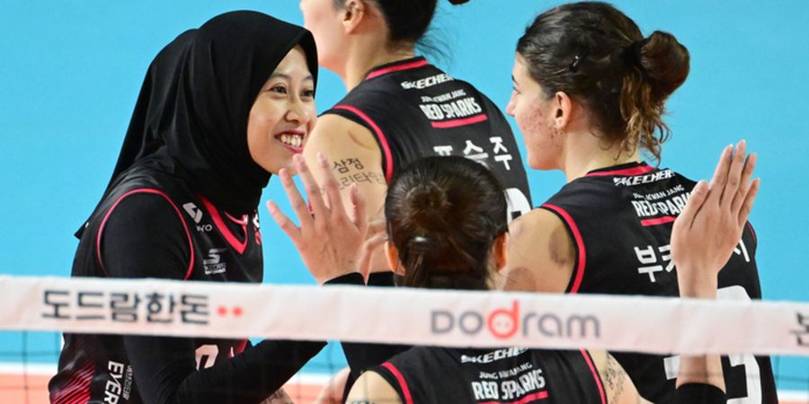 Top Skor Liga Voli Korea - Megawati Masih Aman di Ranking 3 Walau Tak Main Saat Red Sparks Terbantai di Kandang