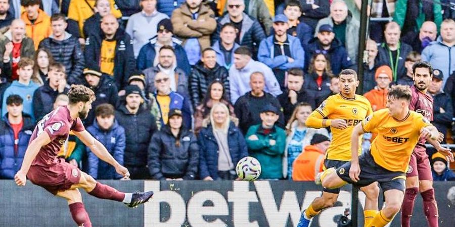 Hasil Liga Inggris - Haaland Mejan, Man City Menang Comeback Atas Wolves Berkat 2 Bek