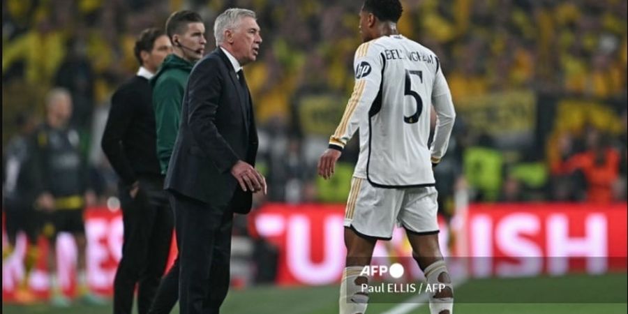 Soal Kartu Merah Jude Bellingham, Carlo Ancelotti Kritik Wasit karena Tak Paham Bahasa Inggris