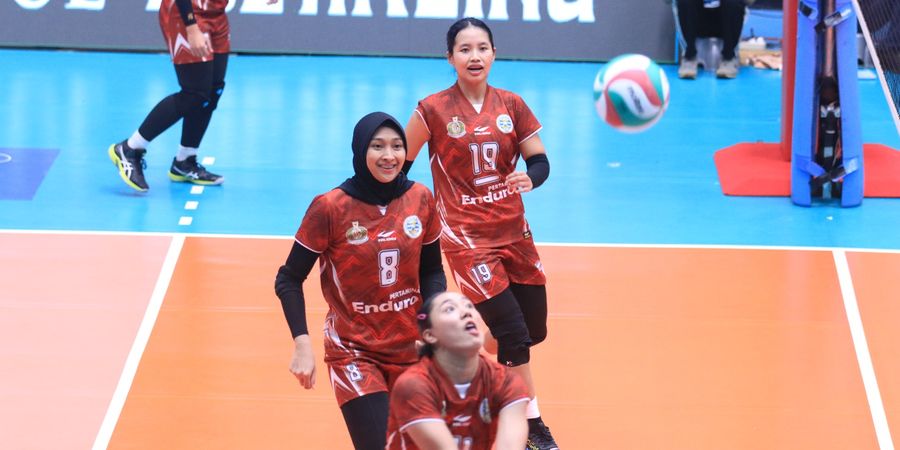 Livoli Divisi Utama 2024 - Nurlaili Kusumah Cetak Ace, Putri TNI AL Buka Peluang ke Putaran Final Four Gresik