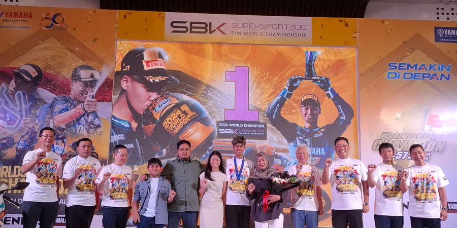 Usai Jadi Juara Dunia World Supersport 300 dalam Debutnya, Aldi Satya Mahendra Akan Naik Kelas pada 2025 dengan Yamaha Indonesia